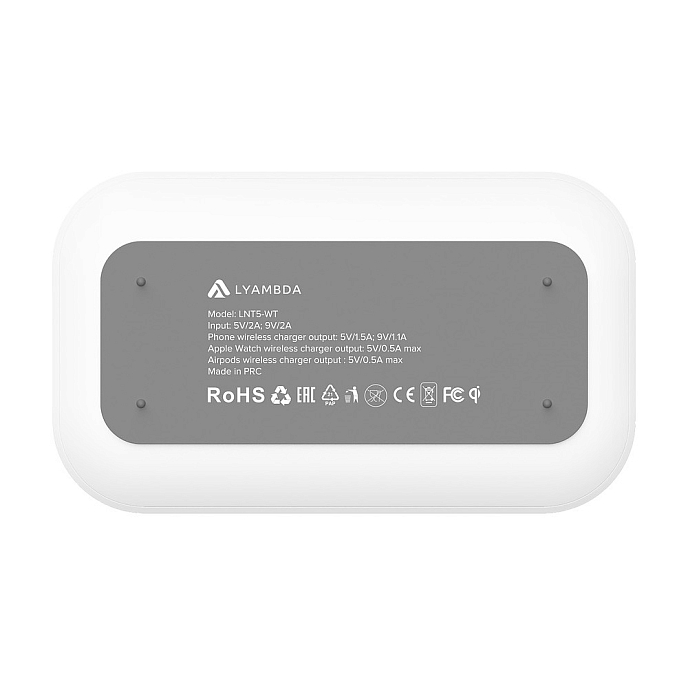 Беспроводная зарядка Lyambda LNT5 White - рис.6