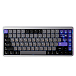 Клавиатура NuPhy Air75 HE Jade Switch Space Silver - рис.0
