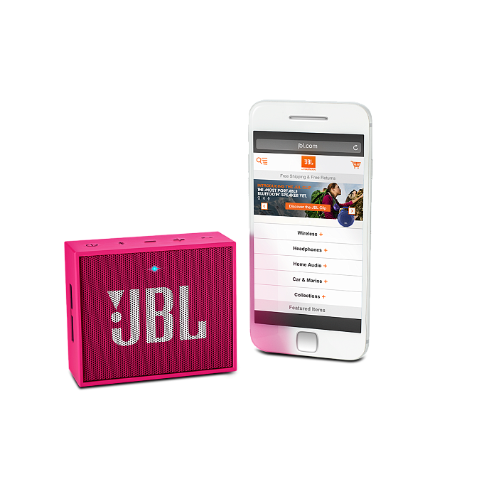 Портативная колонка JBL GO Pink - рис.4