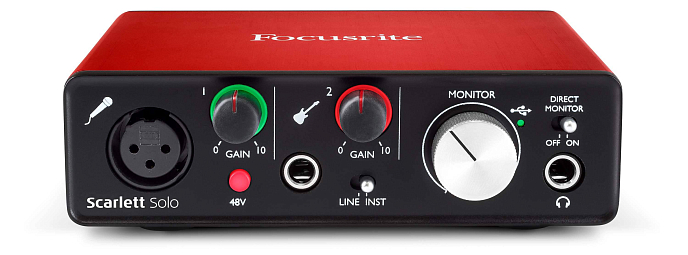 Внешняя звуковая карта FOCUSRITE Scarlett Solo USB 2nd Gen - рис.1