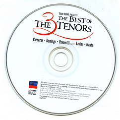 CD-диск The Three Tenors – The Best Of The 3 Tenors CD