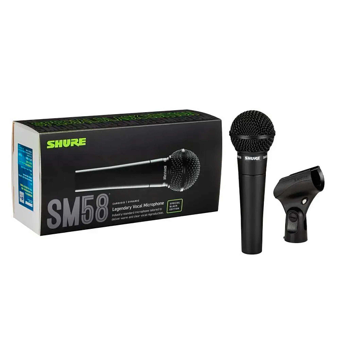 Микрофон вокальный Shure SM58 Special Black Edition - рис.7