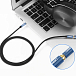 Кабель Ugreen AV118 (40675) Adapter Cable Extension Braid Black 2m - рис.1