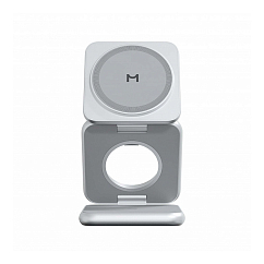 Беспроводная зарядка Magssory Fold for Samsung Silver