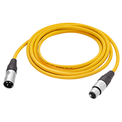 Кабель HeadMade Pro XLR-M - XLR-F Yellow 3m