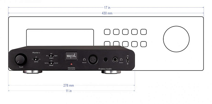 Усилитель для наушников с ЦАП SPL Phonitor E + DAC768xs Red - рис.3