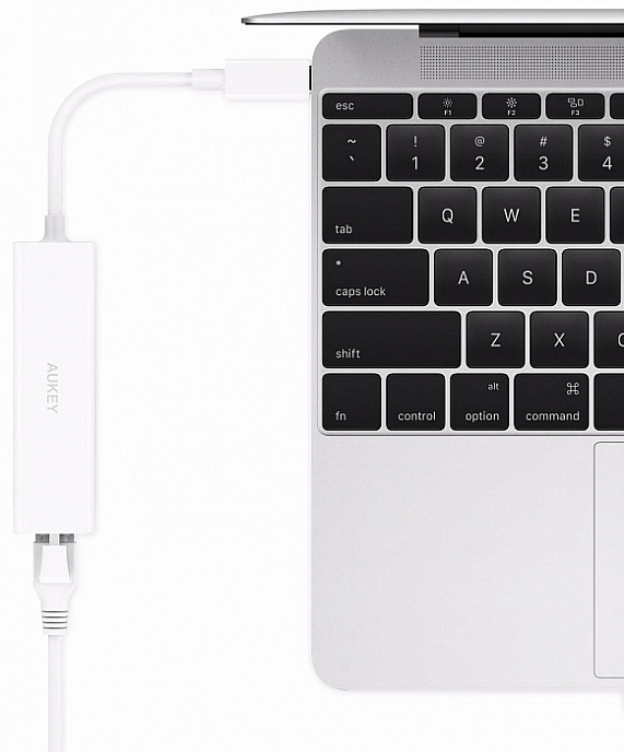 USB HUB Aukey USB-C to 3-USB 3.0 with Gigabit Ethernet (CB-C17) - рис.5