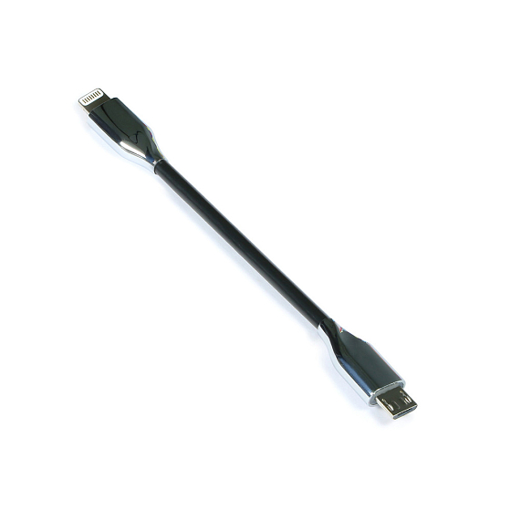 Кабель OEAudio Lightnlng - USB-micro Black - рис.0