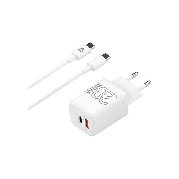 Сетевое зарядное устройство Lyambda LS-D20 White - рис.1