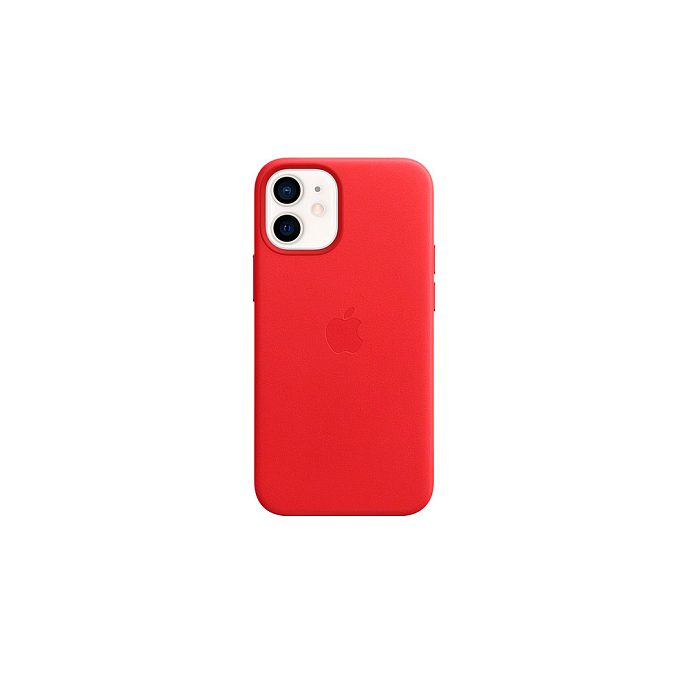 Чехол для смартфонов Apple iPhone 12 mini Leather Case with MagSafe Red - рис.3