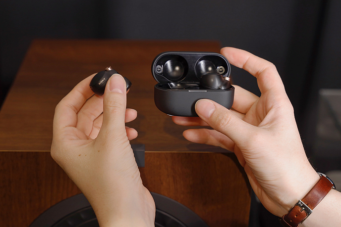 Беспроводные наушники Sony WF-1000XM4 Black - рис.12