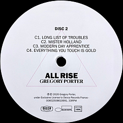 Виниловая пластинка Gregory Porter – All Rise 2LP