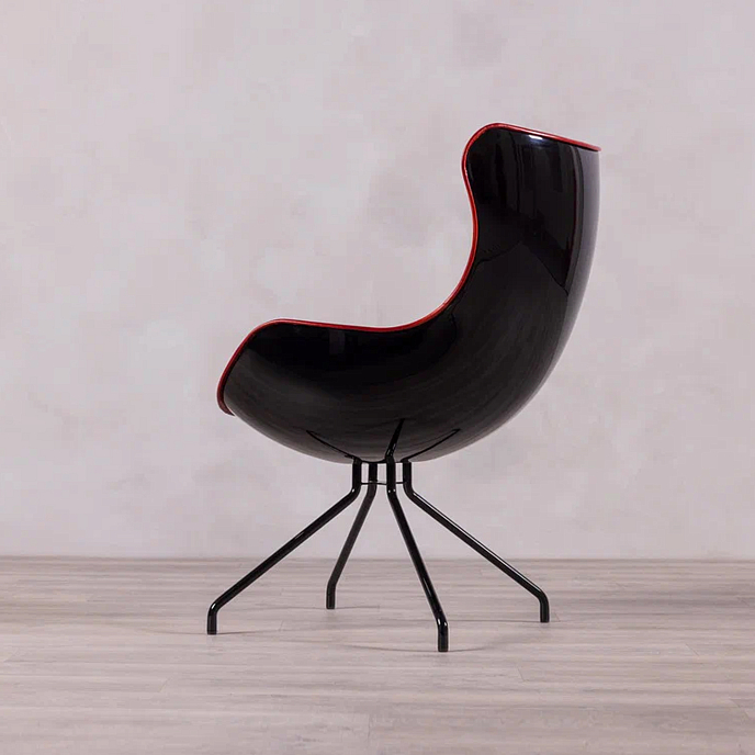 Кресло для прослушивания F2F Аэро Glossy Black Burgundy - рис.6