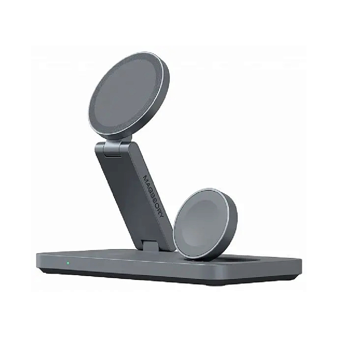 Беспроводная зарядка Magssory Yoga for Apple Qi2 Midnight - рис.0