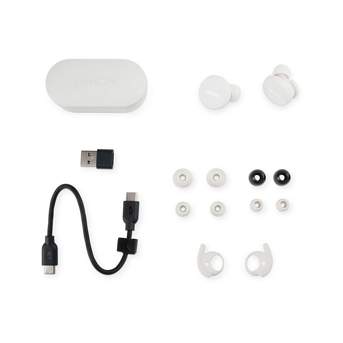 Беспроводные наушники Denon PerL White - рис.4