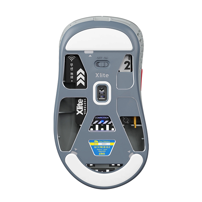 Мышь Pulsar Xlite Wireless V2 Competition Retro Gray - рис.1