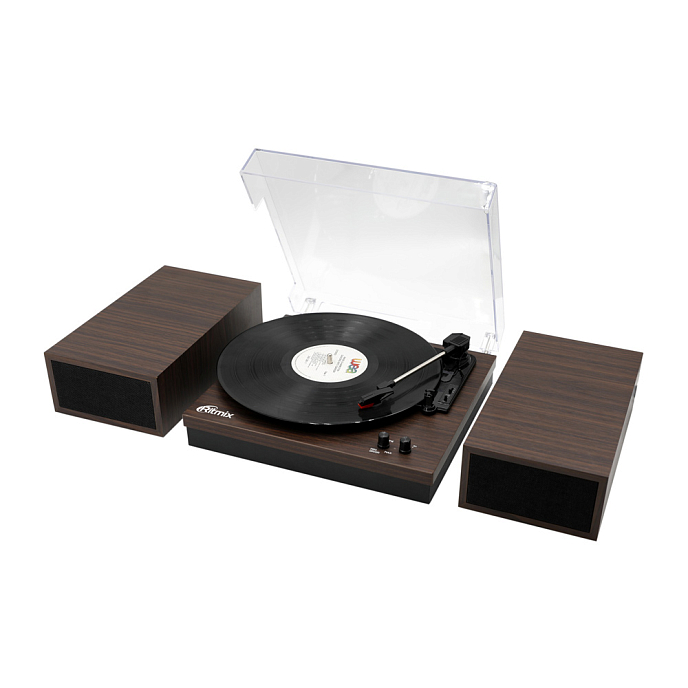 Проигрыватель винила Ritmix LP-340B Dark Wood - рис.0