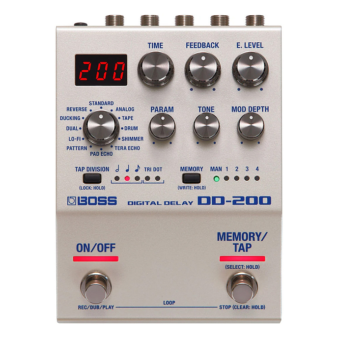 Процессор эффектов Boss DD-200 Silver - рис.0