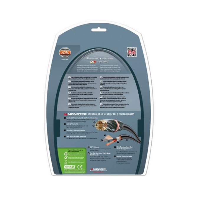 Кабель Monster Silver Ultra High Performance Stereo Audio 3m - рис.2