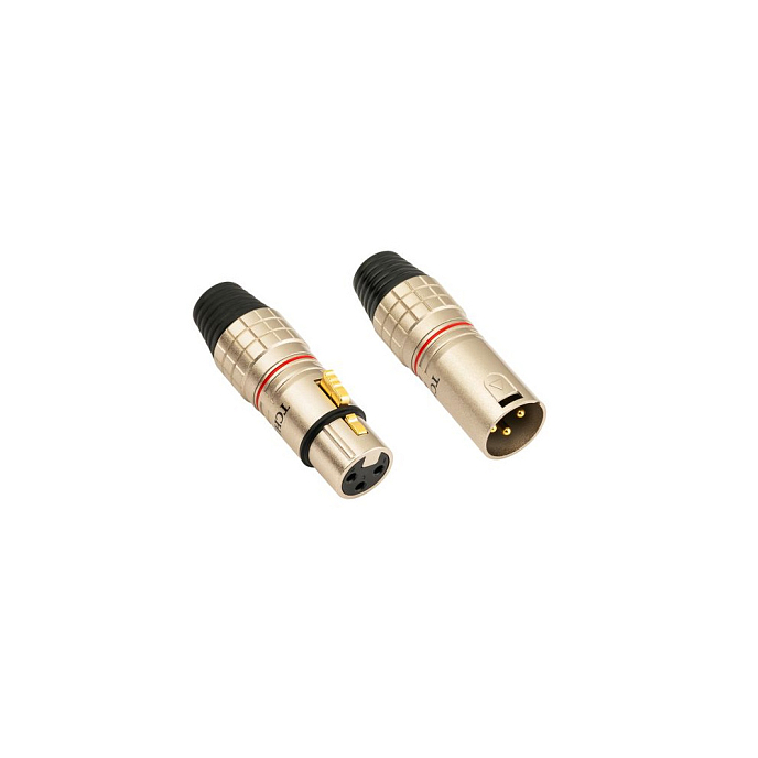 Разъём Tchernov Cable XLR Plug Special NG male/female Pair Red - рис.0