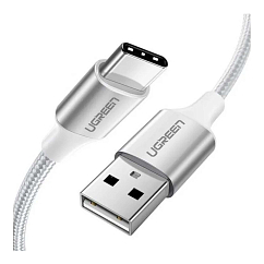 Кабель UGREEN US288 USB-A - USB-C 1m White