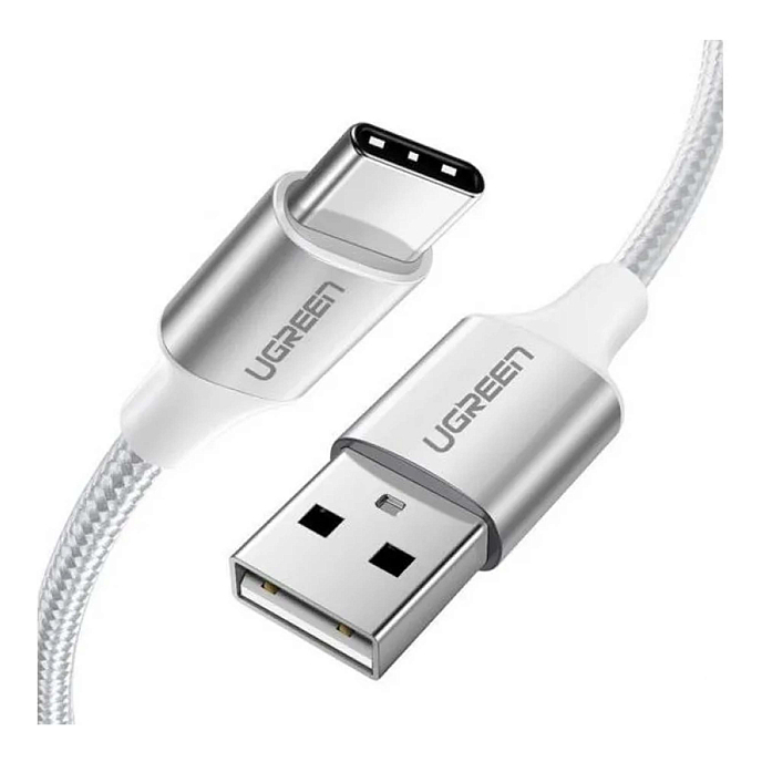 Кабель UGREEN US288 USB-A - USB-C 1m White - рис.1