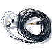 Кабель Celest Jimo Black 2pin 0.78 3.5mm 1.2m - рис.1