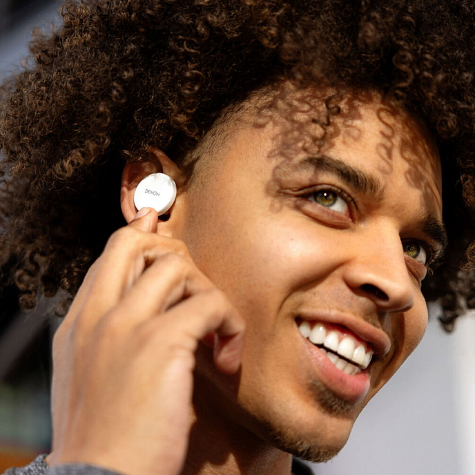 Беспроводные наушники Denon PerL White - рис.7