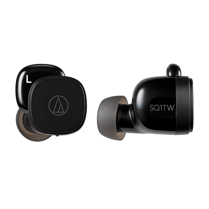 Беспроводные наушники Audio-Technica ATH-SQ1TW black tws внутриканальные наушники_OpenBox - рис.1