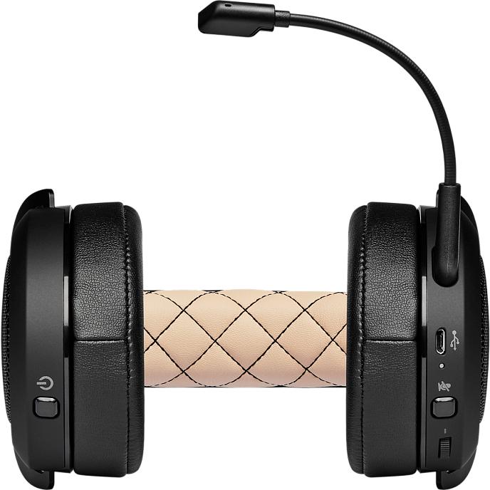 Игровая гарнитура Corsair Gaming HS70 PRO Wireless Cream - рис.6