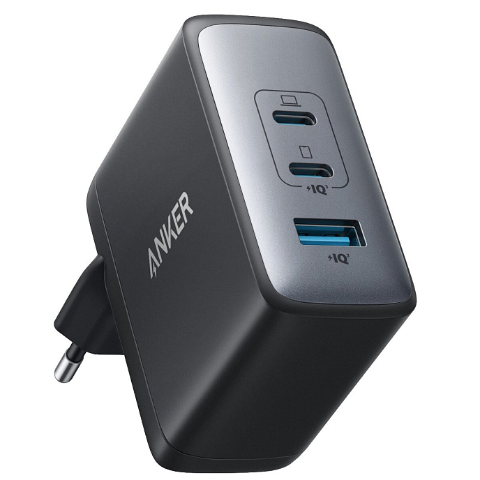 Сетевое зарядное устройство Anker PowerPort III GaN II 3-Port 100W Black - рис.0