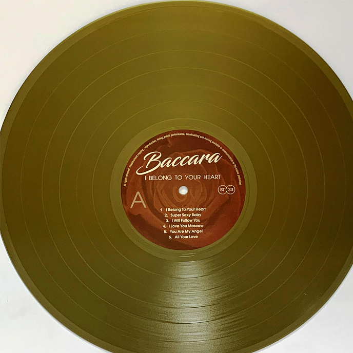Виниловая пластинка BACCARA - I Belong To Your Heart (Gold Vinyl) LP - рис.1