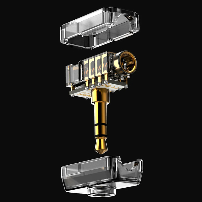 Переходник ddHiFi DJ44Air Transparent 3.5mm - 4.4mm - рис.5