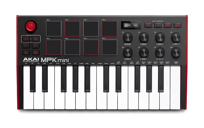 MIDI-клавиатура AKAI PRO MPK mini mk3 - рис.0