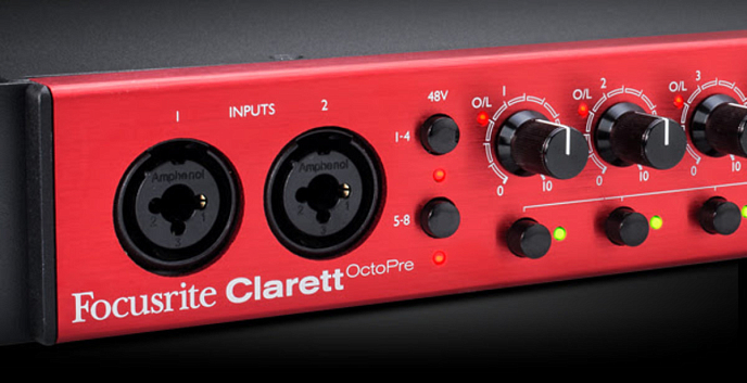 Предусилитель FOCUSRITE Clarett OctoPre - рис.3