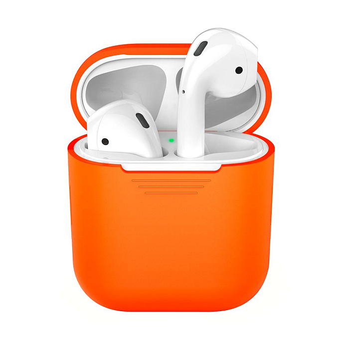 Чехол для наушников Deppa Case for AirPods Orange - рис.0