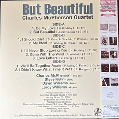Виниловая пластинка Charles McPherson Quartet Featuring Steve Kuhn - But Beautiful (Audiophile, Hyper Magnum Sound) - 2LP