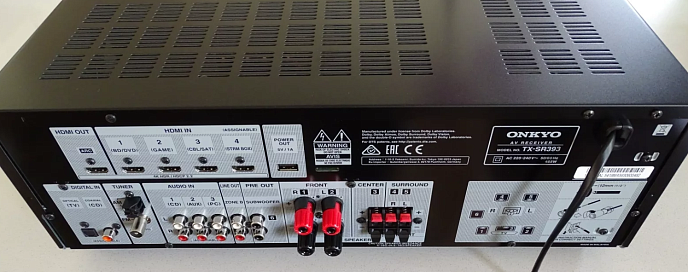 Ресивер Onkyo TX-SR393 Black - рис.8