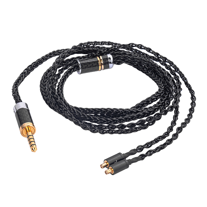 Кабель HeadMade IEM A2DC - 3.5mm Black 1.2m - рис.0