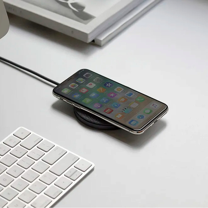 Беспроводная зарядка Native Union DROP Wireless Charger Qi Grey - рис.6