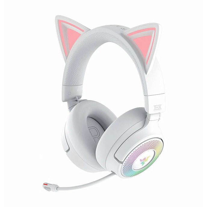 Игровая гарнитура Razer Kraken Kitty V3 Pro White - рис.2