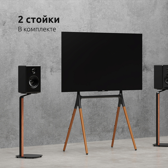 Стойки под акустику Uniteki STB102SPEAKER Black - рис.3