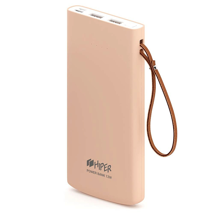 Внешний аккумулятор Hiper Power Bank Travel10k Peach - рис.1