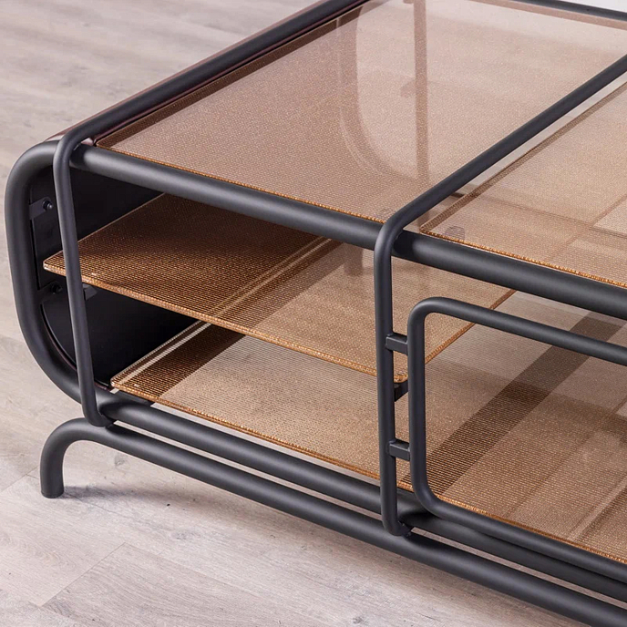 Стойка для Hi-Fi F2F Кинотека Matte Black Bronze Dark Brown - рис.5