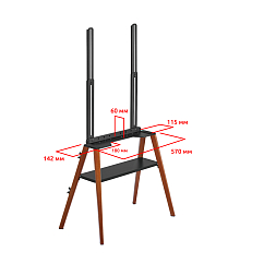 Стойка Uniteki STB008WOOD Black