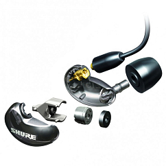 IEM наушники Shure SE215-CL - внутриканальные наушники, прозрачный (SN 3EH29608849)_Уценка