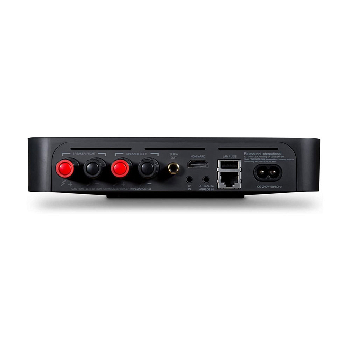 Сетевой аудиоплеер Bluesound PowerNode N230 Black - рис.3