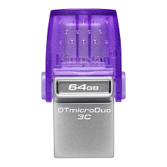 USB Flash накопитель Kingston DataTraveler microDuo 3C G3 OTG 64Gb