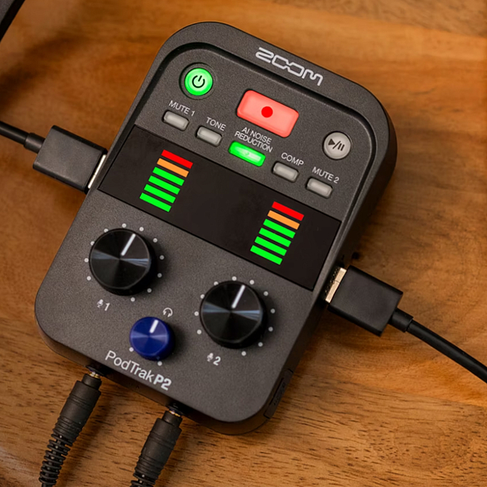 Аудиорекордер Zoom PodTrak P2 Black - рис.7