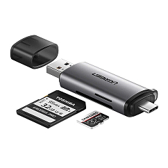 Кардридер Ugreen CM185 Grey
